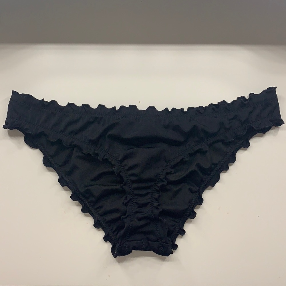 Shade And Shore Ruffle Cheeky Bikini Bottom